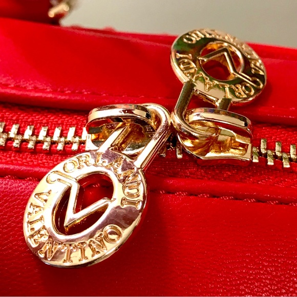 Valentino Orlandi Quilted Red Bag New - Picture 5 of 16